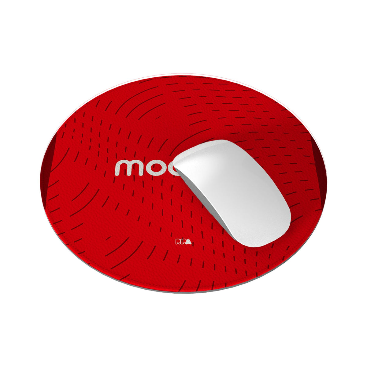 Mouse pad with the Braga 2024-25 Home football shirt design by RIPA Football