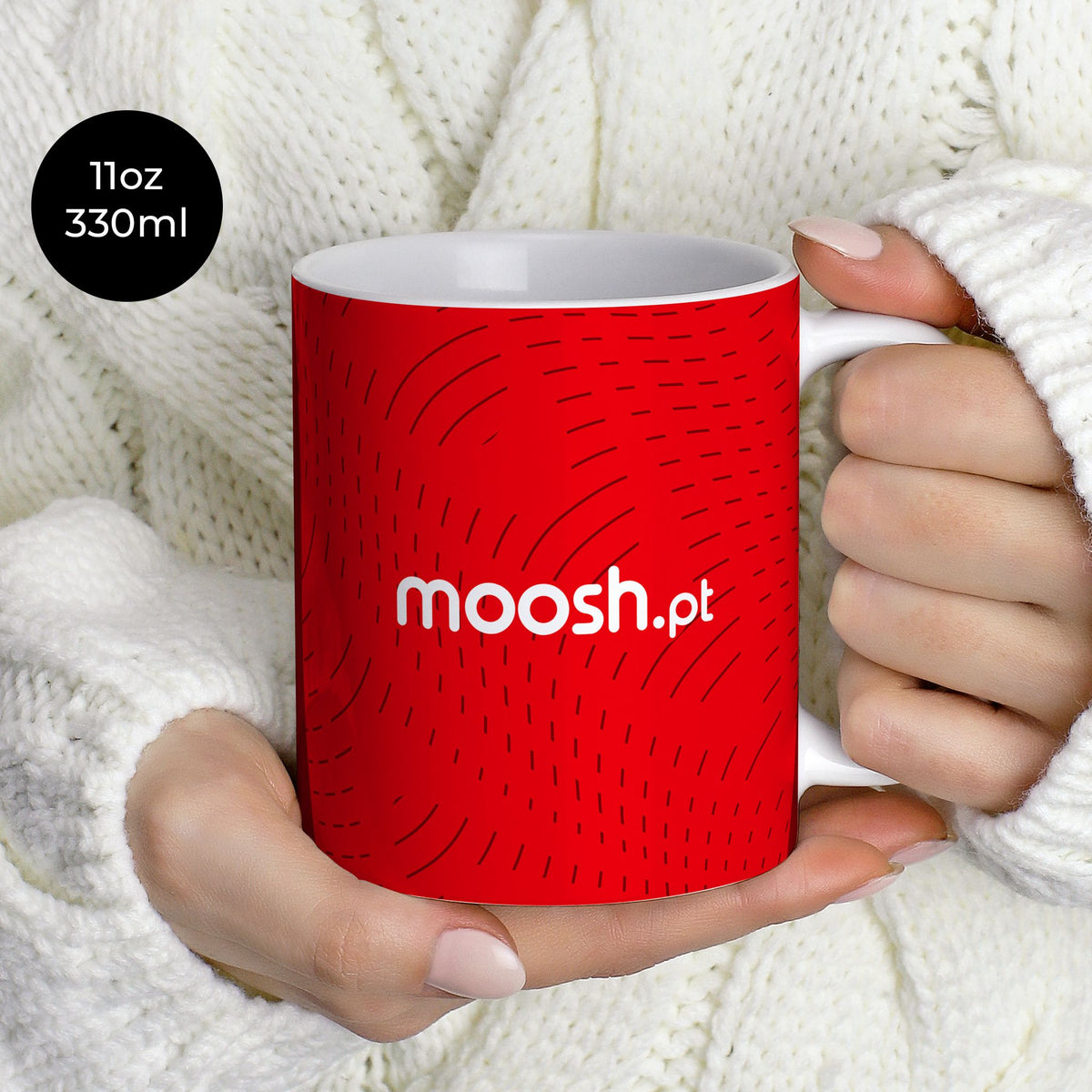 Mug with the Braga 2024-25 Home football shirt design by RIPA Football
