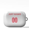 AirPods case with the Freiburg 2026-27 Away football shirt design by RIPA Football