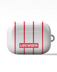 AirPods case with the Freiburg 2026-27 Away football shirt design by RIPA Football