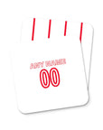 Coaster with the Freiburg 2026-27 Away football shirt design by RIPA Football
