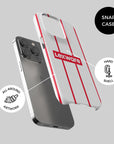 Phone case with the Freiburg 2026-27 Away football shirt design by RIPA Football