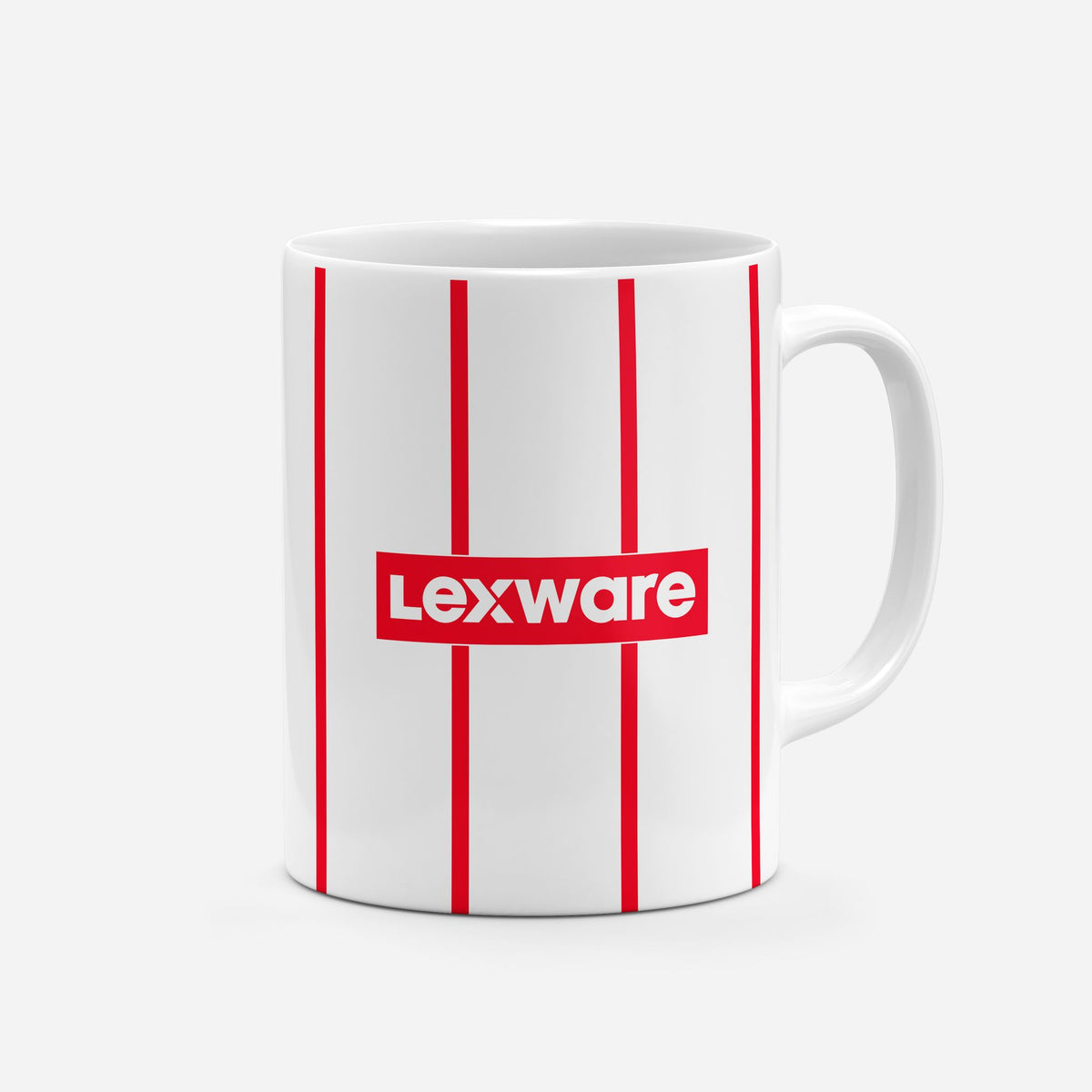 Mug with the Freiburg 2026-27 Away football shirt design by RIPA Football