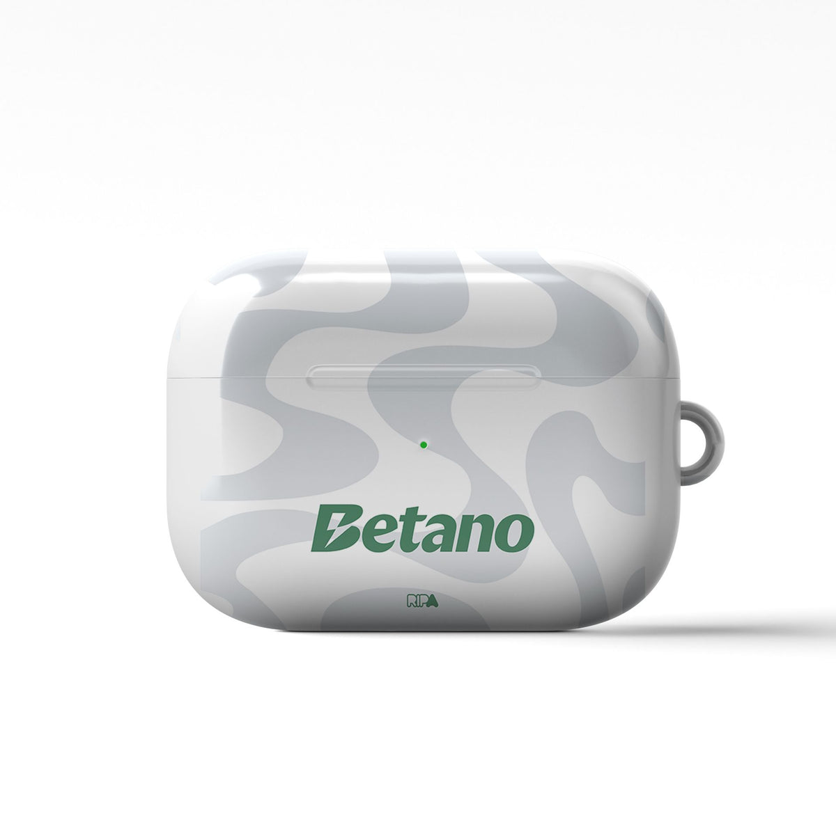 AirPods case with the Sporting 2025-26 Fourth football shirt design by RIPA Football