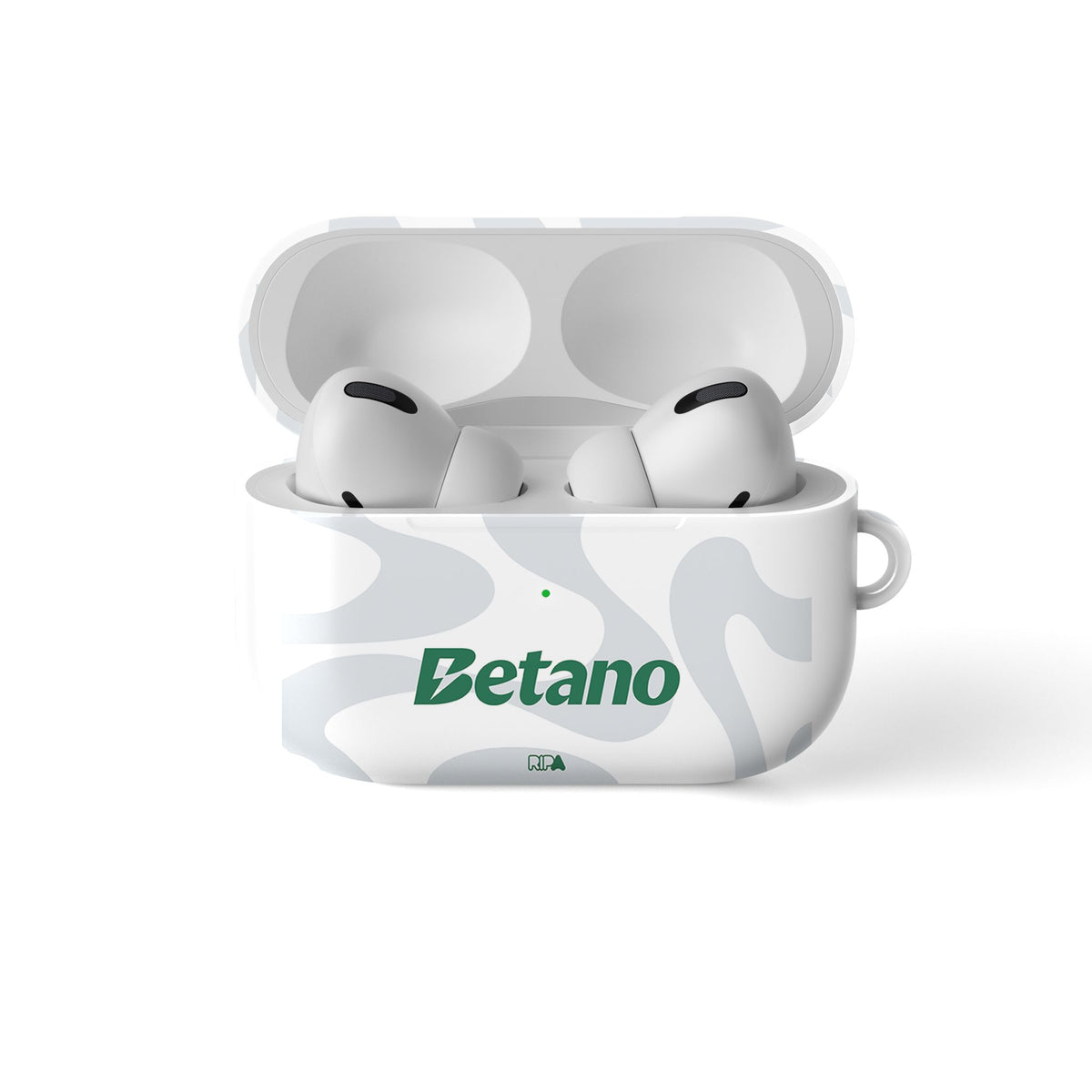 AirPods case with the Sporting 2025-26 Fourth football shirt design by RIPA Football