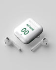AirPods case with the Sporting 2025-26 Fourth football shirt design by RIPA Football