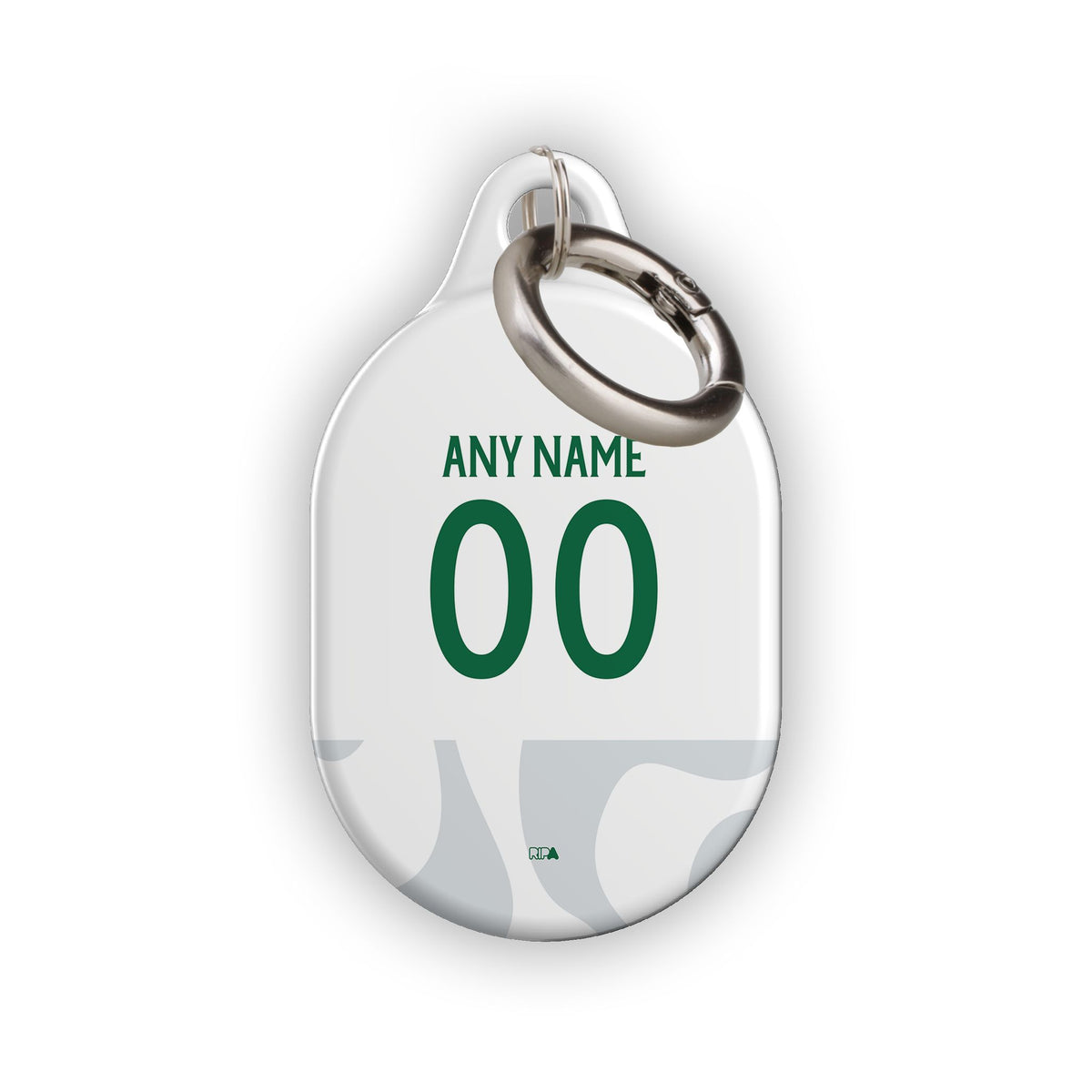 AirTag holder with the Sporting 2025-26 Fourth football shirt design by RIPA Football