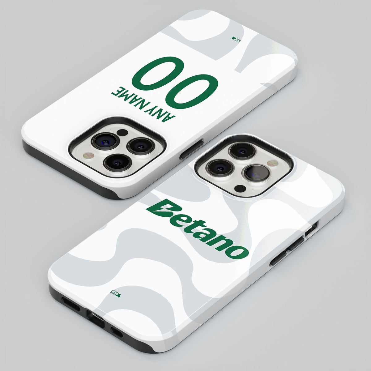 Phone case with the Sporting 2025-26 Fourth football shirt design by RIPA Football