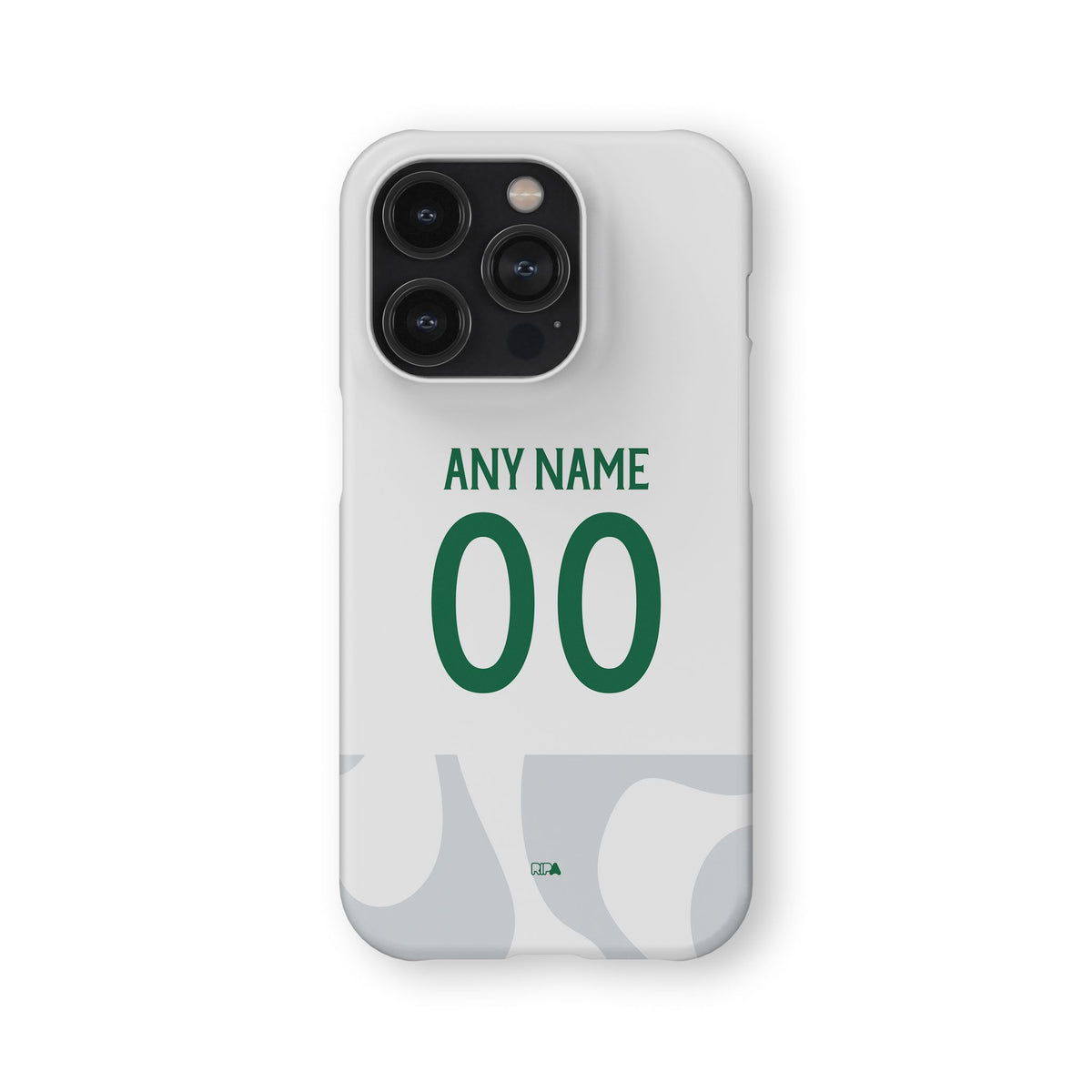 Phone case with the Sporting 2025-26 Fourth football shirt design by RIPA Football