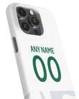 Phone case with the Sporting 2025-26 Fourth football shirt design by RIPA Football