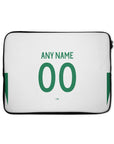 Laptop sleeve with the Sporting 2025-26 Fourth football shirt design by RIPA Football