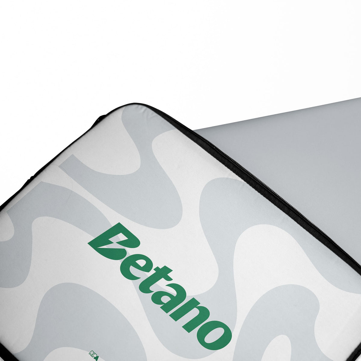 Laptop sleeve with the Sporting 2025-26 Fourth football shirt design by RIPA Football