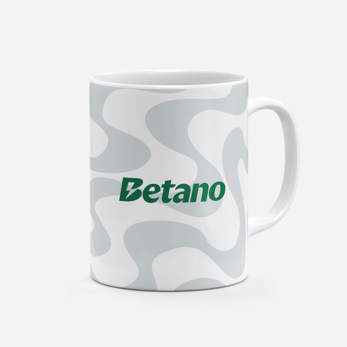 Mug with the Sporting 2025-26 Fourth football shirt design by RIPA Football