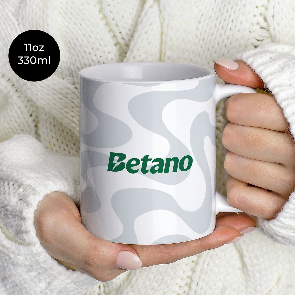 Mug with the Sporting 2025-26 Fourth football shirt design by RIPA Football