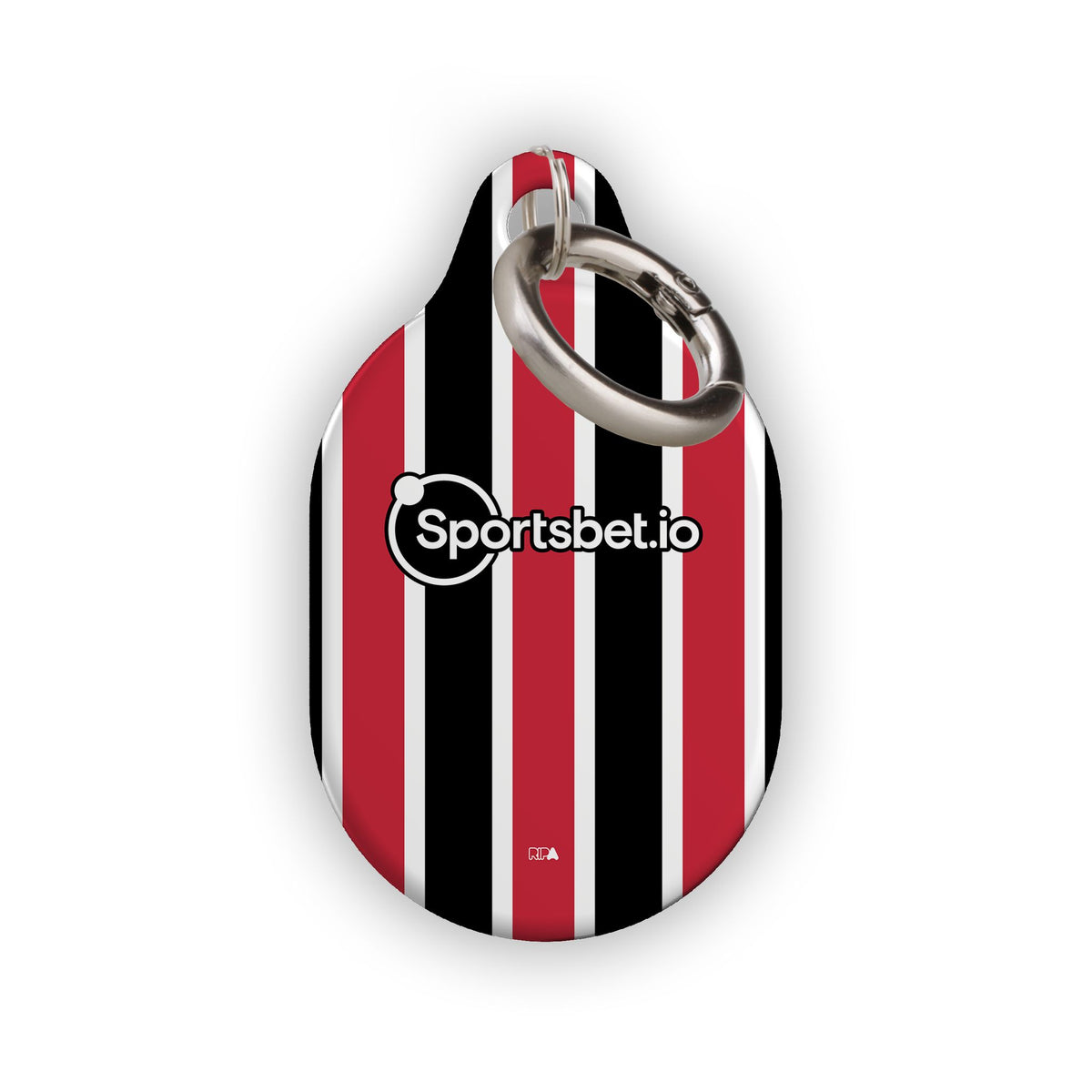 AirTag holder with the São Paulo 2023-24 Away football shirt design by RIPA Football