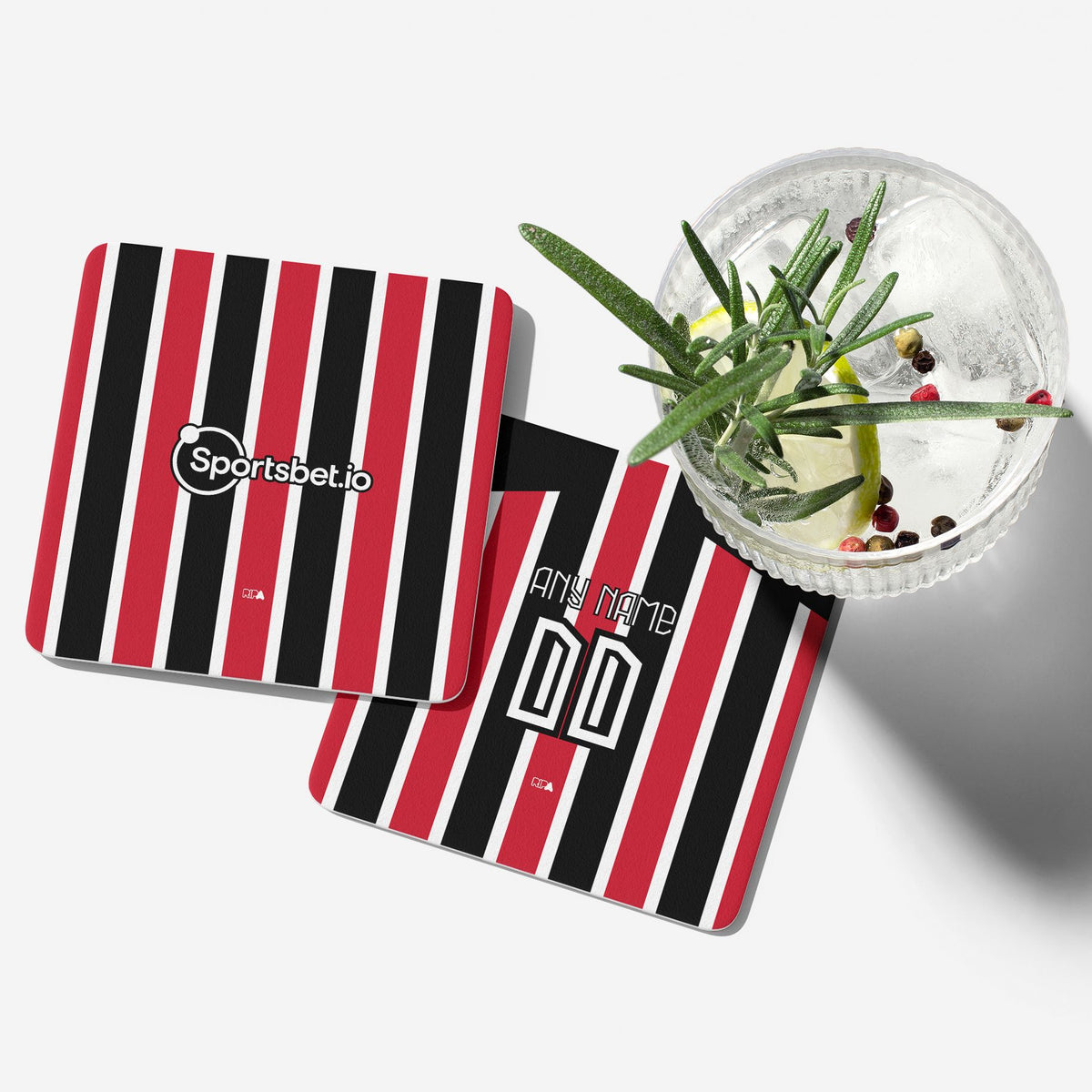 Coaster with the São Paulo 2023-24 Away football shirt design by RIPA Football