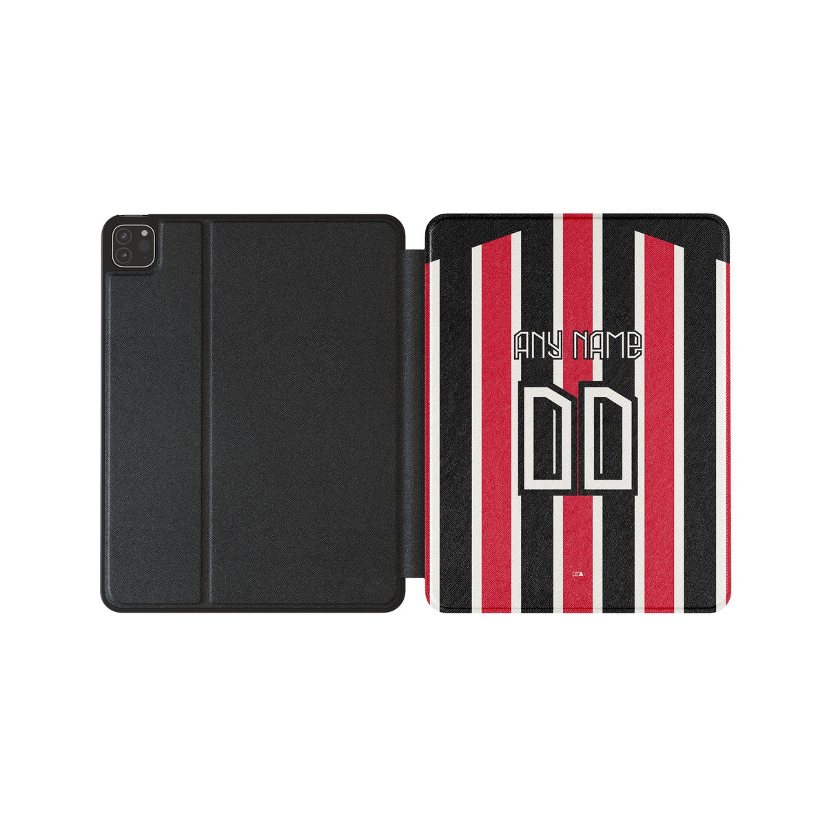 iPad case with the São Paulo 2023-24 Away football shirt design by RIPA Football
