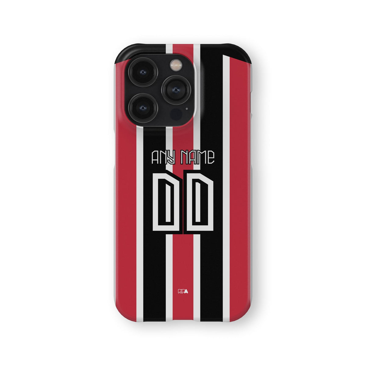 Phone case with the São Paulo 2023-24 Away football shirt design by RIPA Football