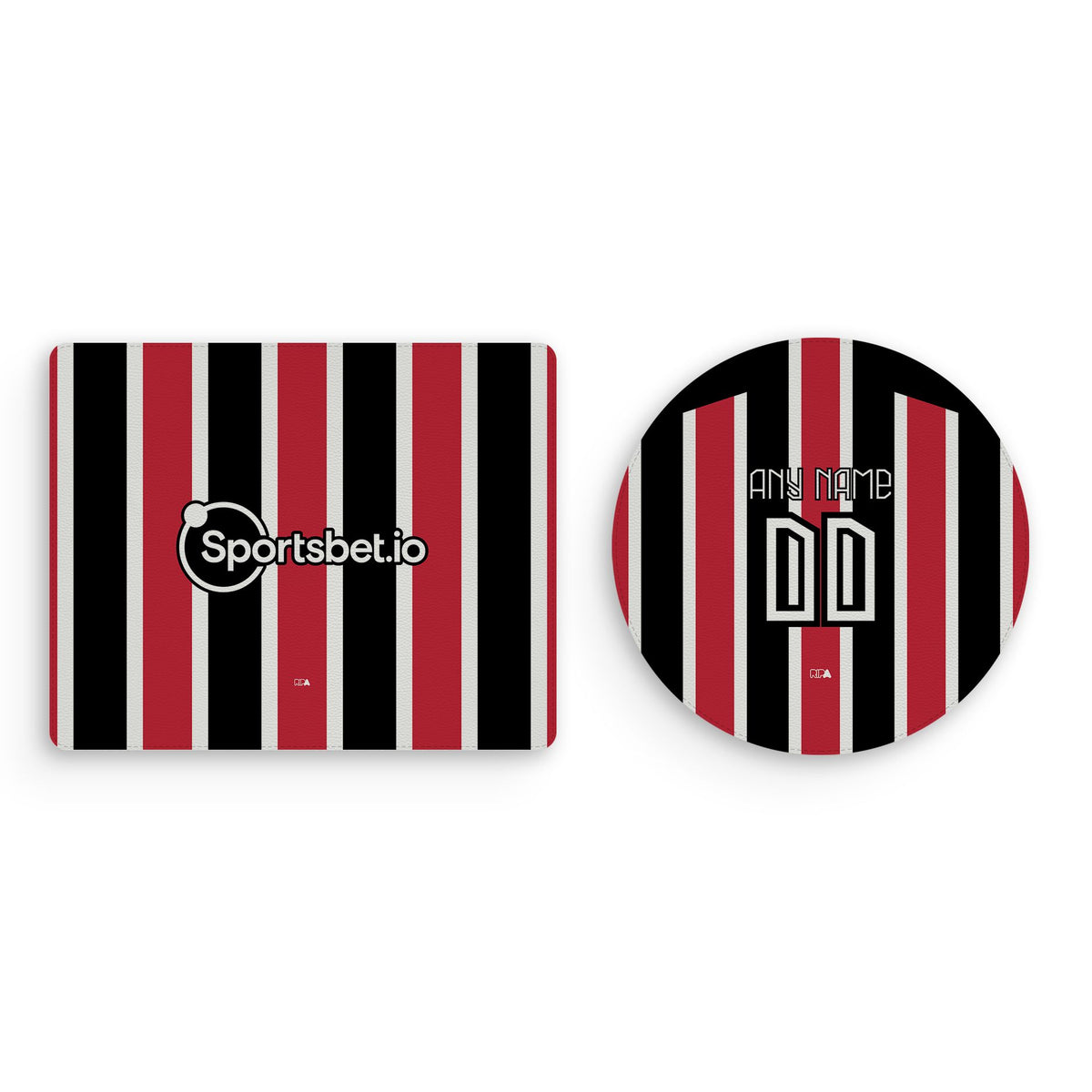 Mouse pad with the São Paulo 2023-24 Away football shirt design by RIPA Football