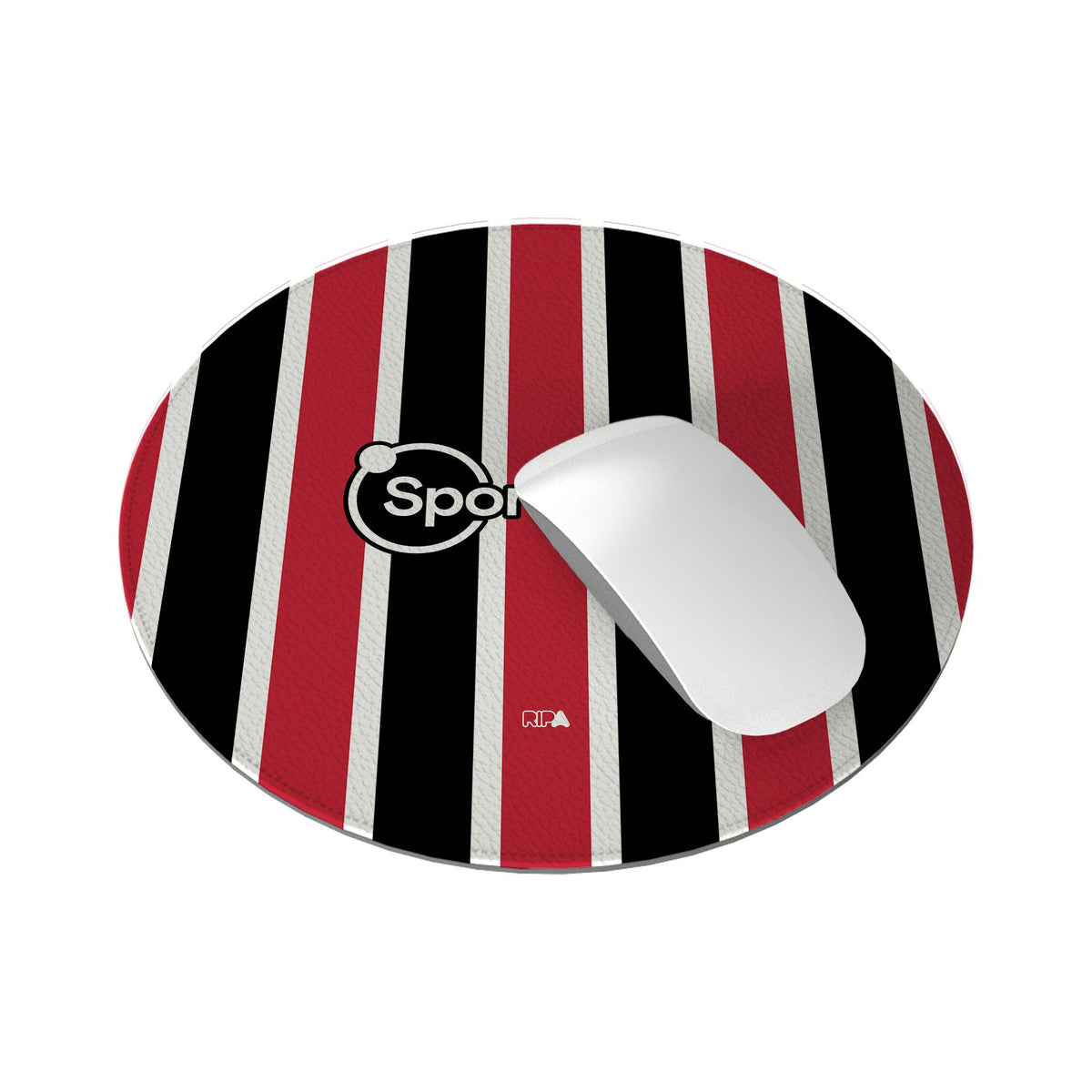 Mouse pad with the São Paulo 2023-24 Away football shirt design by RIPA Football