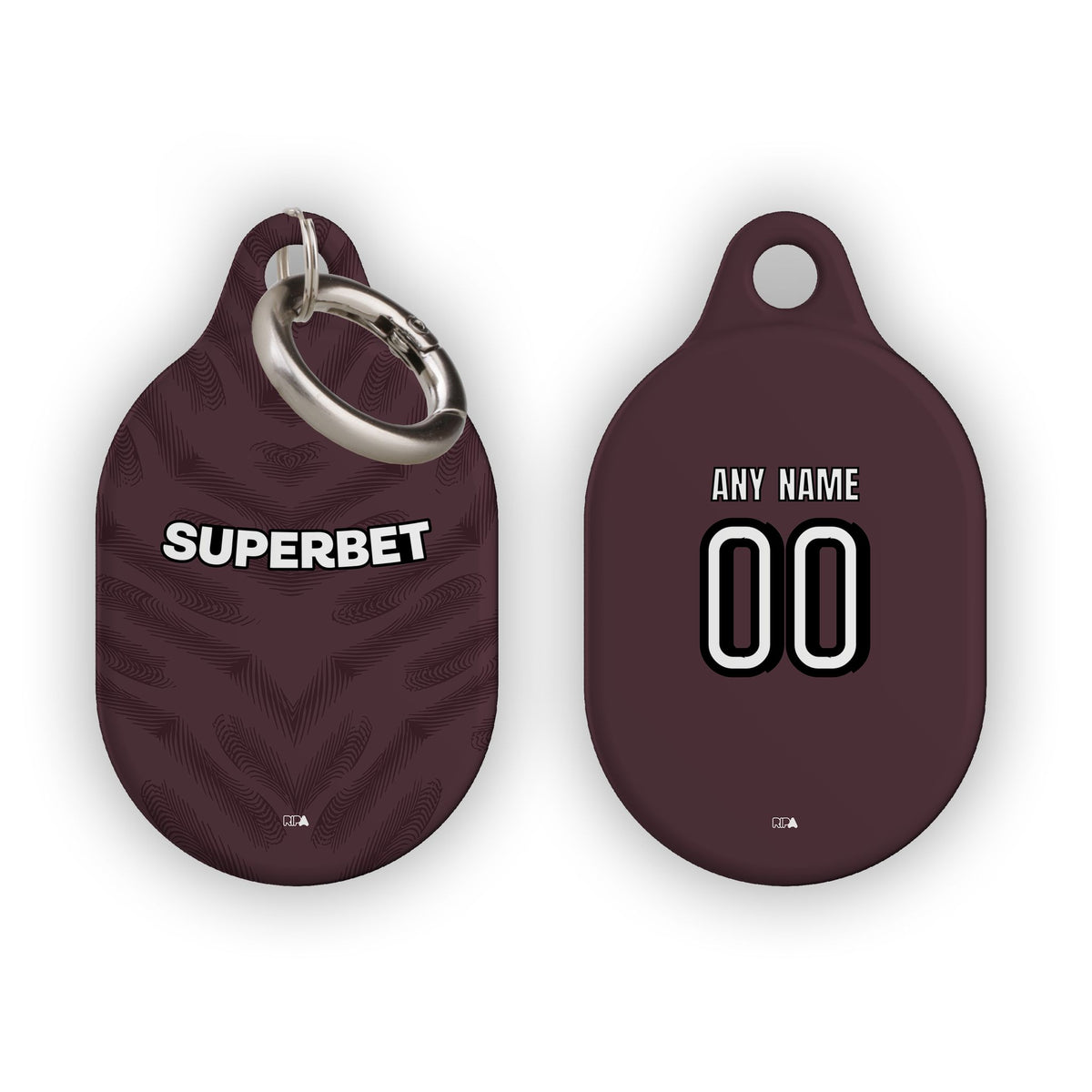 AirTag holder with the São Paulo 2026 Goalkeeper football shirt design by RIPA Football