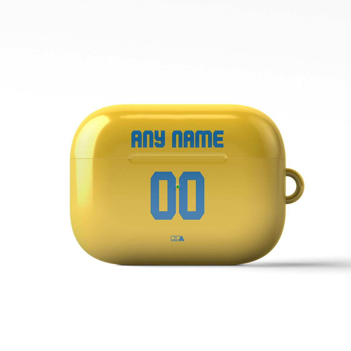 AirPods case with the Tigres 2022-23 Home football shirt design by RIPA Football
