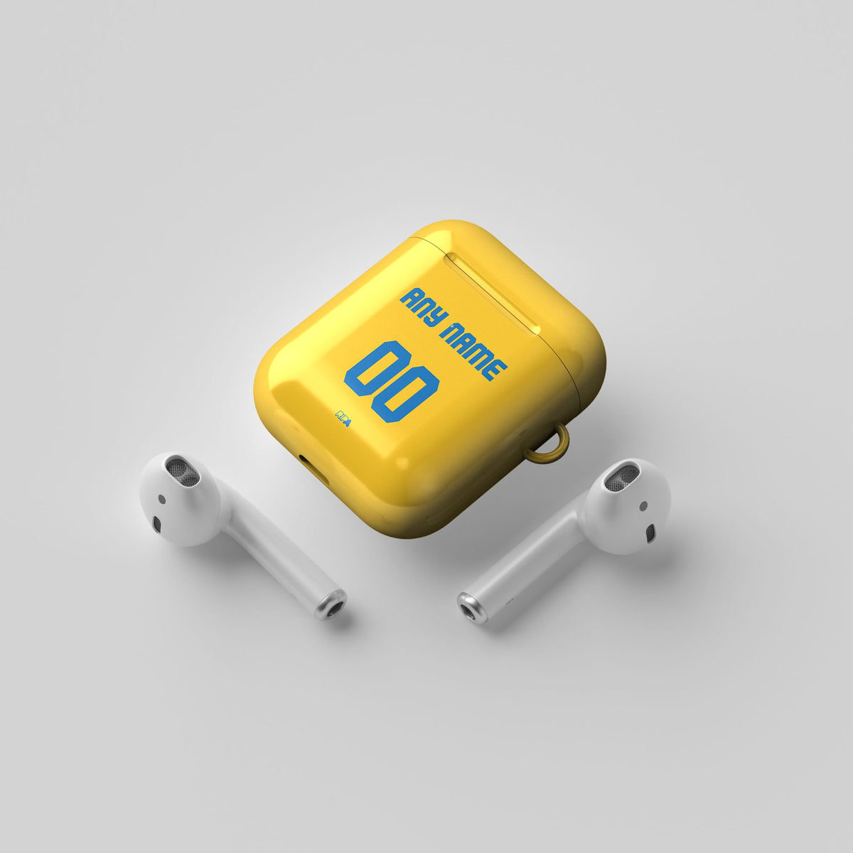 AirPods case with the Tigres 2022-23 Home football shirt design by RIPA Football