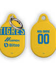 AirTag holder with the Tigres 2022-23 Home football shirt design by RIPA Football