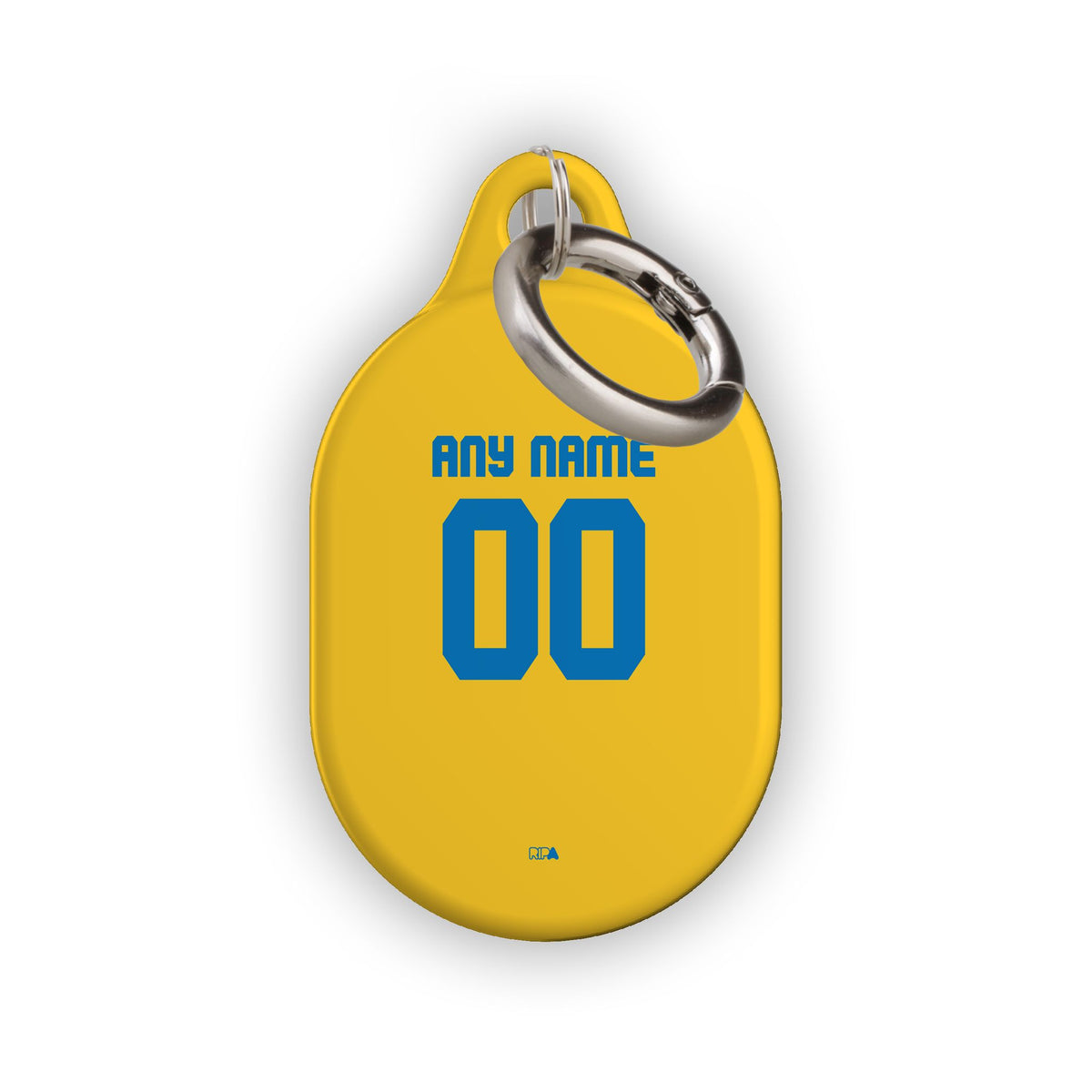 AirTag holder with the Tigres 2022-23 Home football shirt design by RIPA Football