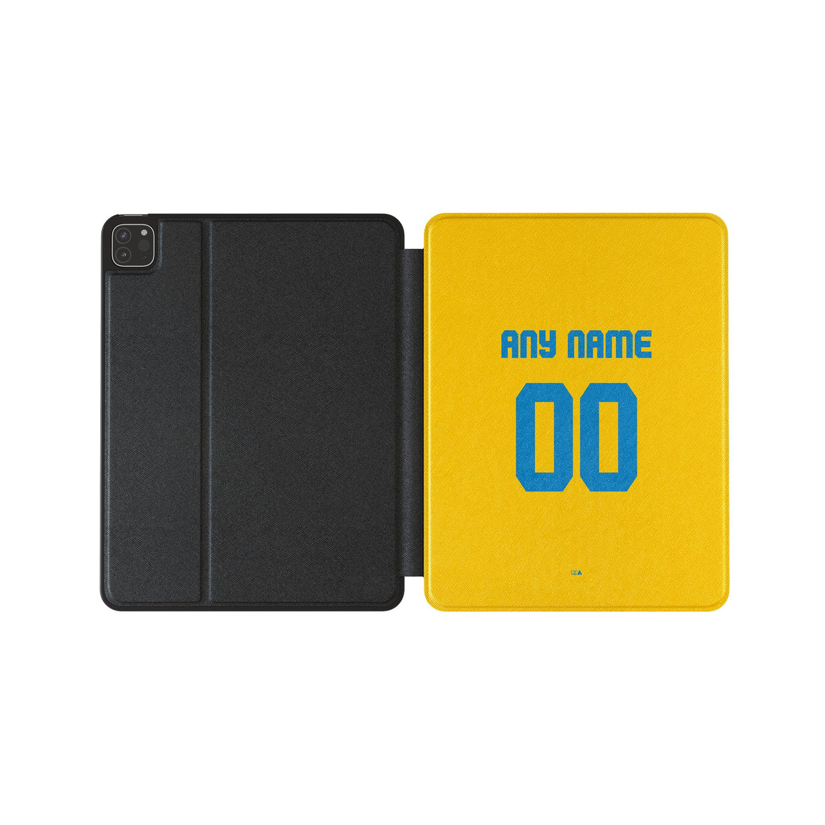 iPad case with the Tigres 2022-23 Home football shirt design by RIPA Football