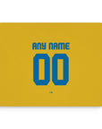 Mouse pad with the Tigres 2022-23 Home football shirt design by RIPA Football