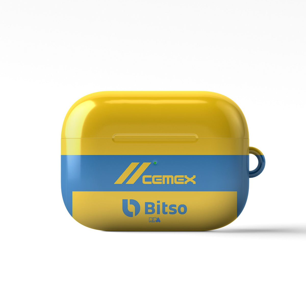 AirPods case with the Tigres 2023-24 Home football shirt design by RIPA Football