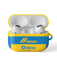 AirPods case with the Tigres 2023-24 Home football shirt design by RIPA Football