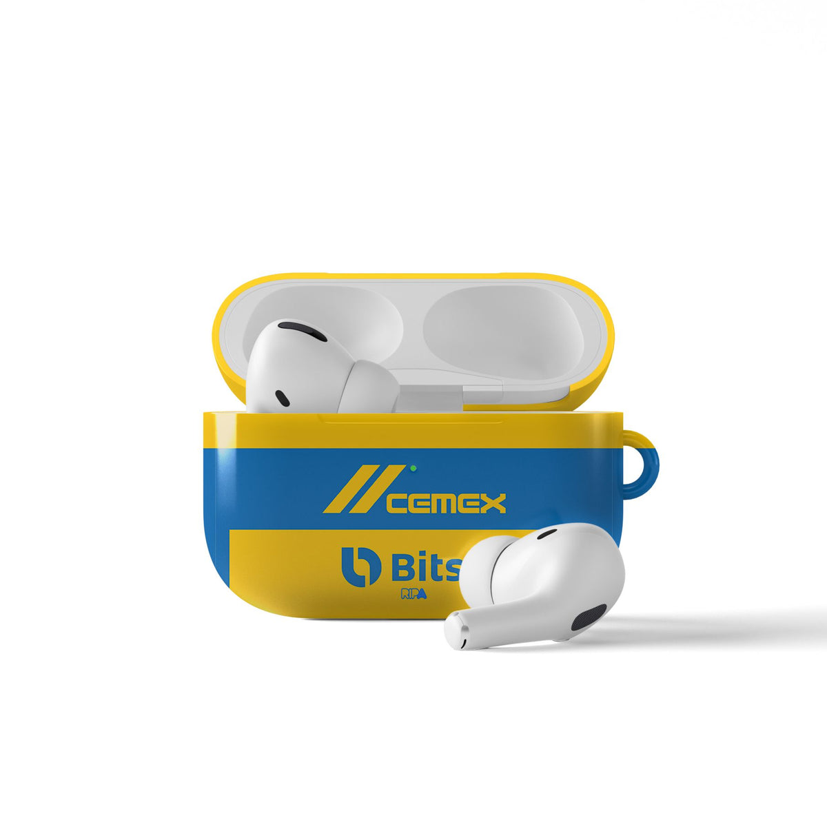 AirPods case with the Tigres 2023-24 Home football shirt design by RIPA Football