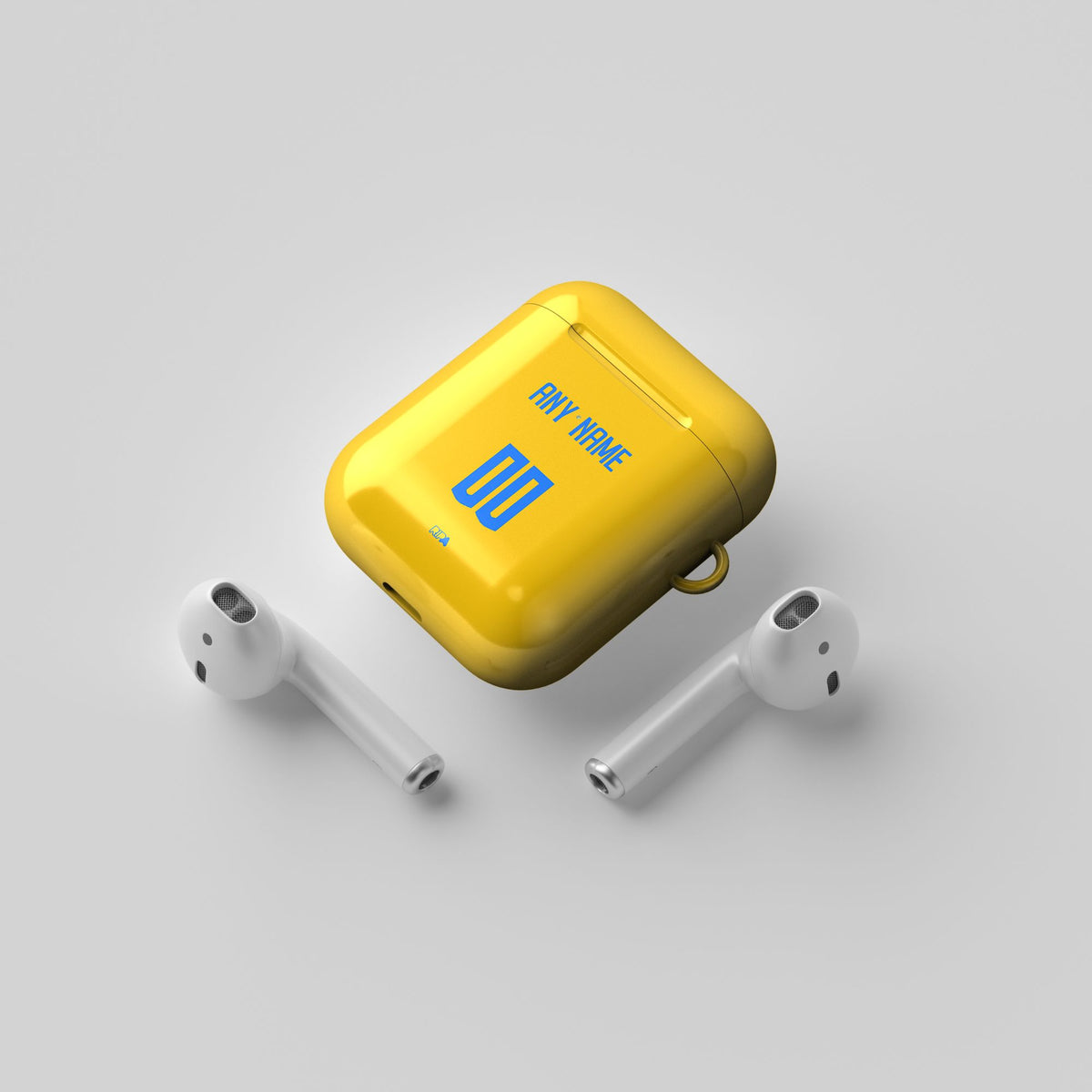 AirPods case with the Tigres 2023-24 Home football shirt design by RIPA Football