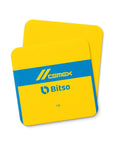 Coaster with the Tigres 2023-24 Home football shirt design by RIPA Football