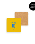 Coaster with the Tigres 2023-24 Home football shirt design by RIPA Football