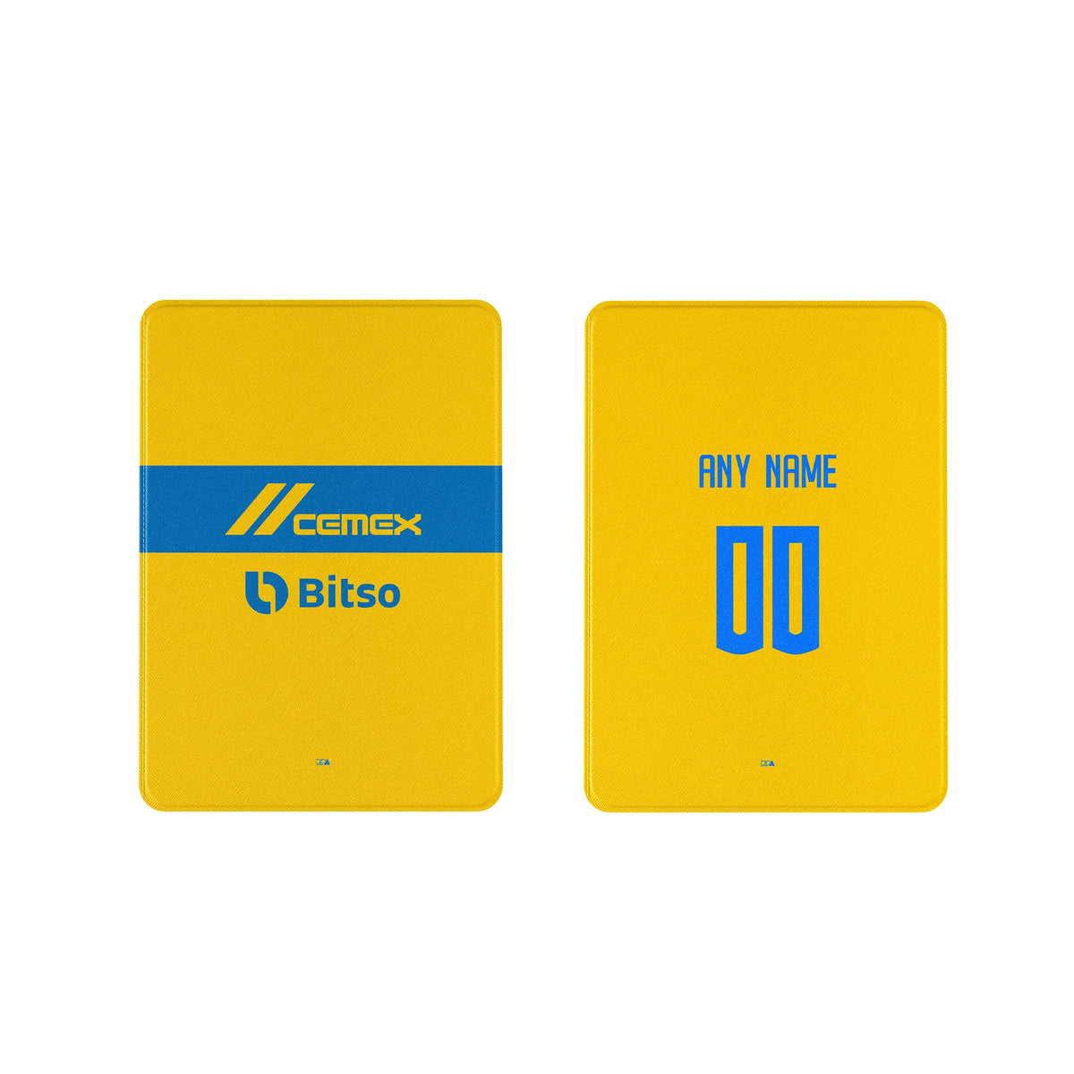 iPad case with the Tigres 2023-24 Home football shirt design by RIPA Football