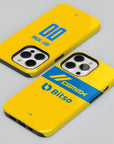 Phone case with the Tigres 2023-24 Home football shirt design by RIPA Football