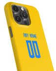Phone case with the Tigres 2023-24 Home football shirt design by RIPA Football