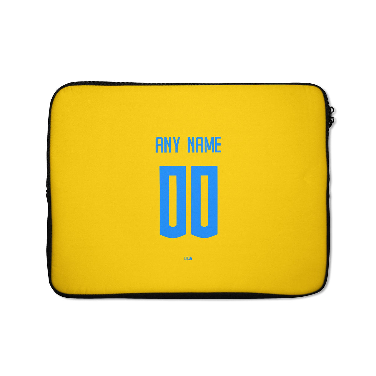 Laptop sleeve with the Tigres 2023-24 Home football shirt design by RIPA Football