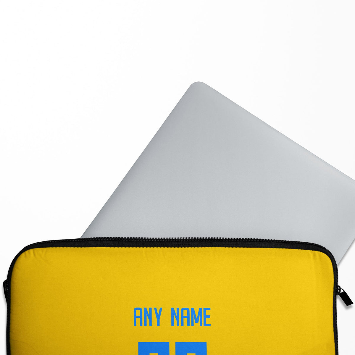 Laptop sleeve with the Tigres 2023-24 Home football shirt design by RIPA Football