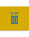 Mouse pad with the Tigres 2023-24 Home football shirt design by RIPA Football