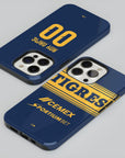 Phone case with the Tigres 2026-27 Away football shirt design by RIPA Football