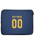 Laptop sleeve with the Tigres 2026-27 Away football shirt design by RIPA Football