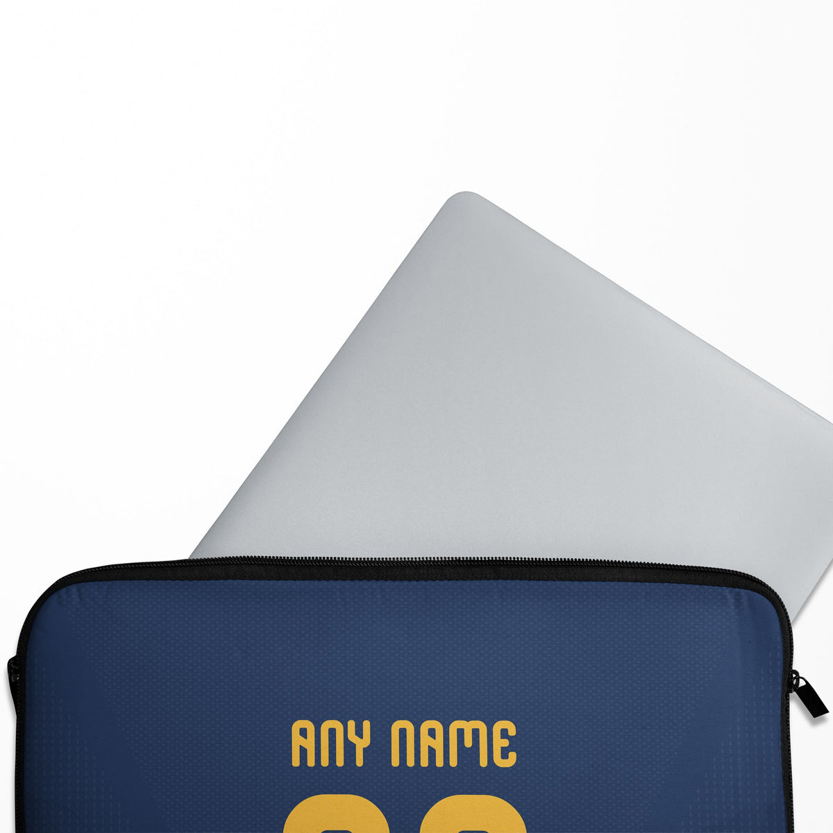 Laptop sleeve with the Tigres 2026-27 Away football shirt design by RIPA Football