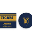 Mouse pad with the Tigres 2026-27 Away football shirt design by RIPA Football