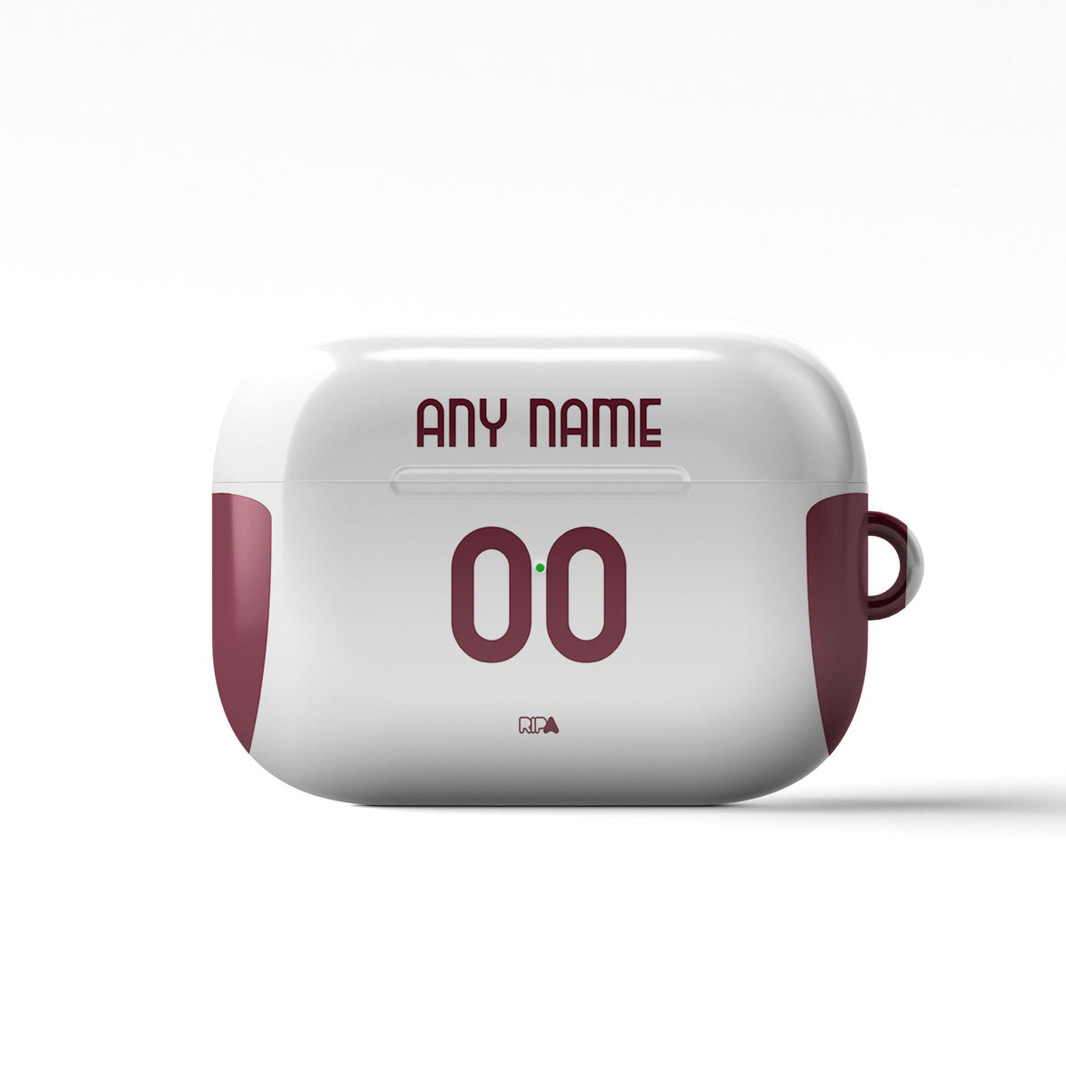 AirPods case with the Torino 2026-27 Away football shirt design by RIPA Football