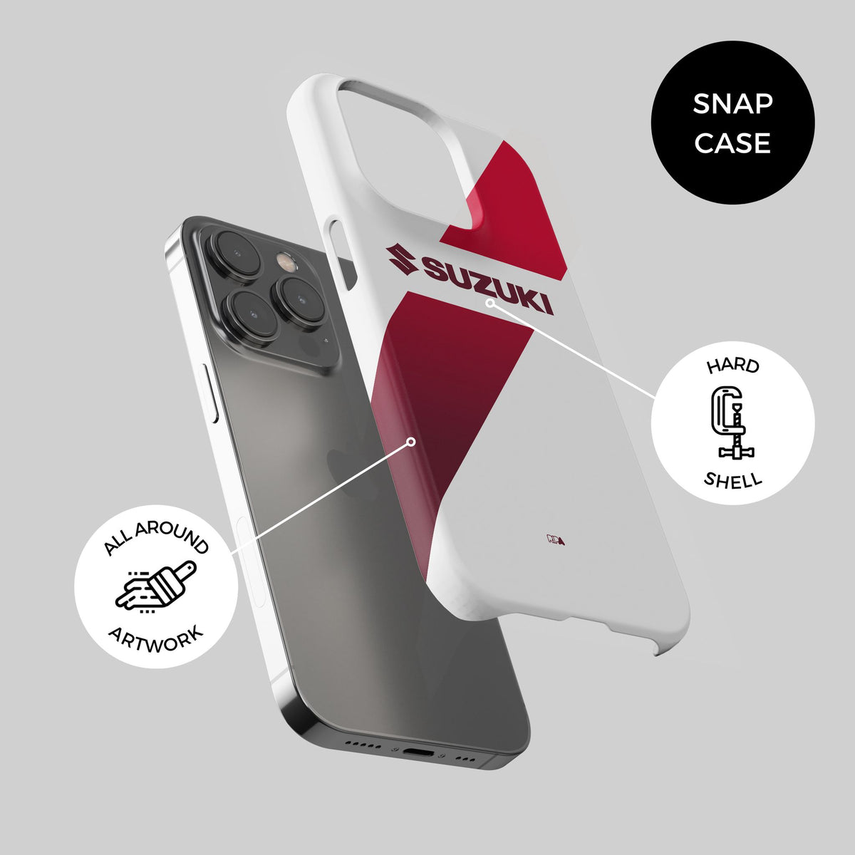Phone case with the Torino 2026-27 Away football shirt design by RIPA Football