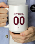 Mug with the Torino 2026-27 Away football shirt design by RIPA Football